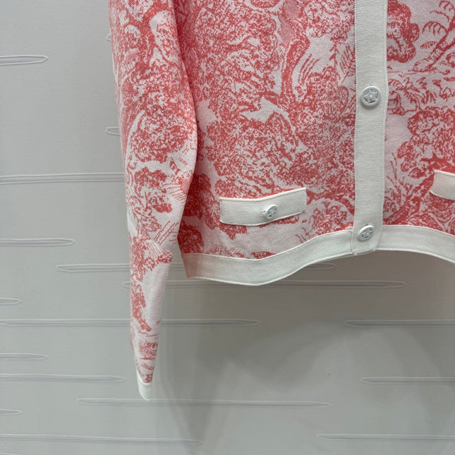 DIOR ROUND-NECK KNIT CARDIGAN 274878