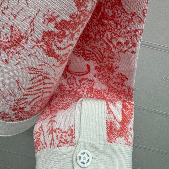 DIOR ROUND-NECK KNIT CARDIGAN 274878