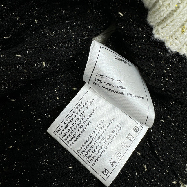 CHANEL ROUND-NECK SEQUIN KNIT VEST 274865