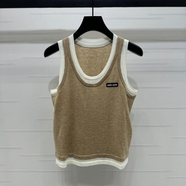 MIUMIU SLEEVELESS TOP 269402