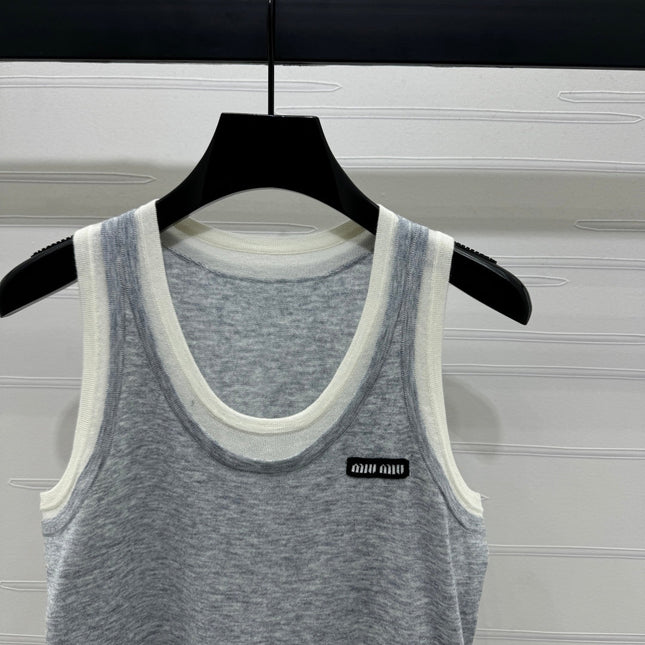MIUMIU SLEEVELESS TOP 269404