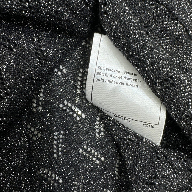 CHANEL SHORT-SLEEVE SEQUINNED KNIT CARDIGAN 269407