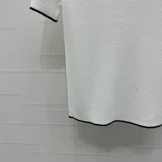 MIUMIU SHORT-SLEEVE KNIT POLO 269424