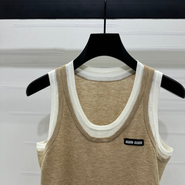 MIUMIU SLEEVELESS TOP 269402