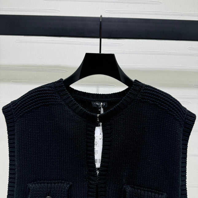 CHANEL CROPPED KNIT SWEATER 269386