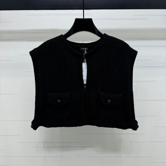 CHANEL CROPPED KNIT SWEATER 269386