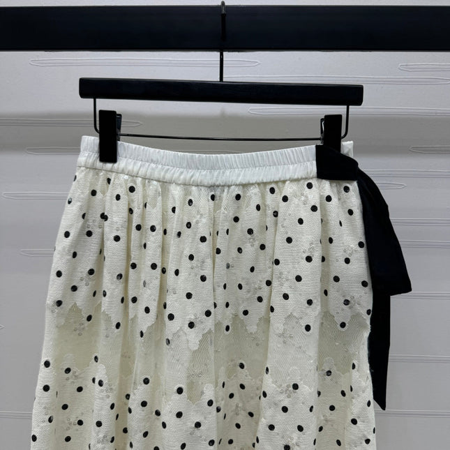 MIUMIU POLKA DOT SKIRT 269509