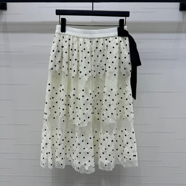 MIUMIU POLKA DOT SKIRT 269509