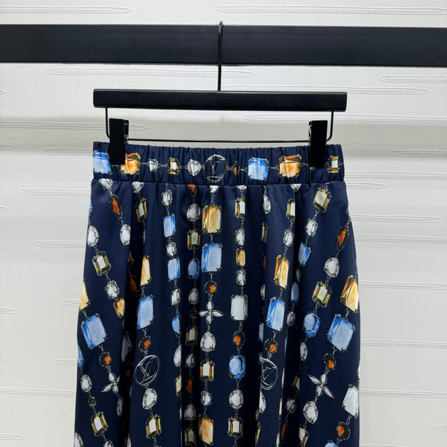 LV PRINTED SKIRT 269524