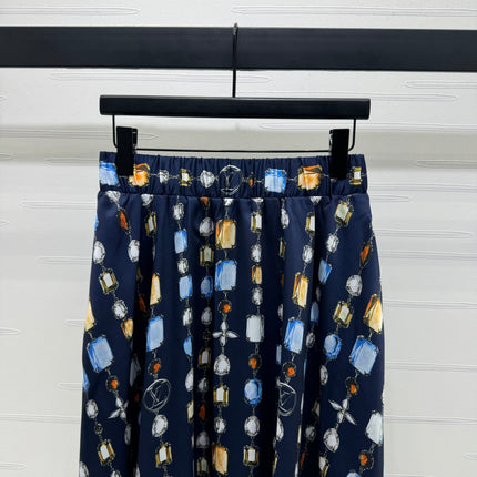 LV PRINTED SKIRT 269524