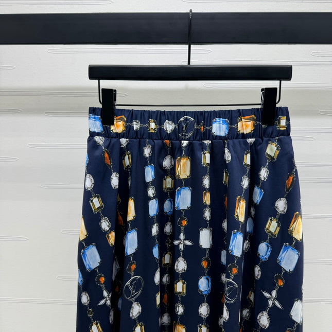 LV PRINTED SKIRT 269524