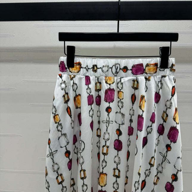 LV PRINTED SKIRT 269522