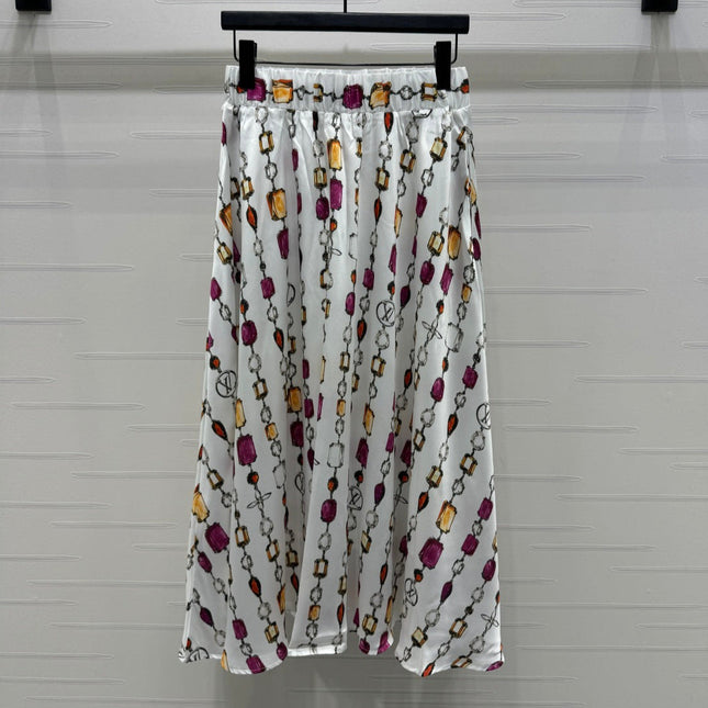 LV PRINTED SKIRT 269522