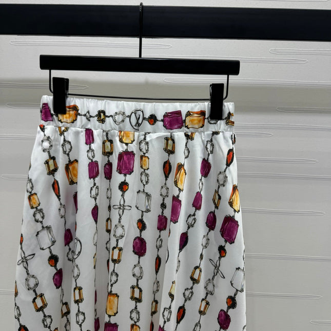 LV PRINTED SKIRT 269522