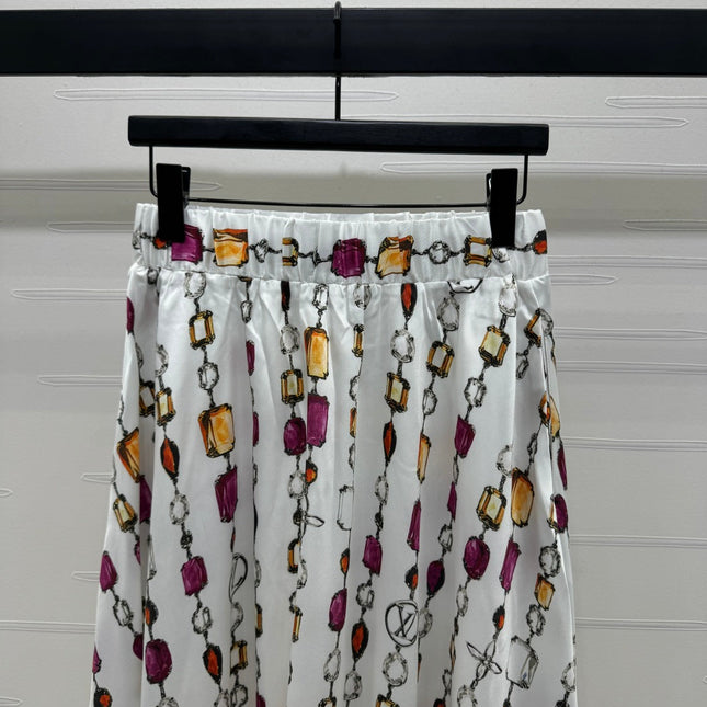LV PRINTED SKIRT 269522