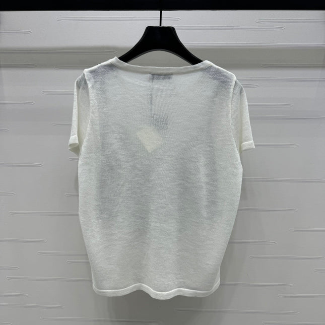 LOEWE TWO PIECE TOP WHITE AND BLACK 274903
