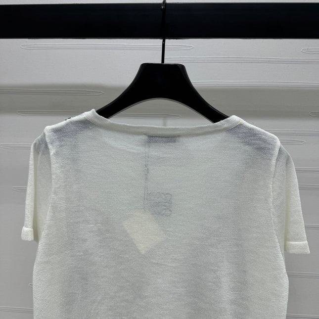 LOEWE TWO PIECE TOP WHITE AND BLACK 274903