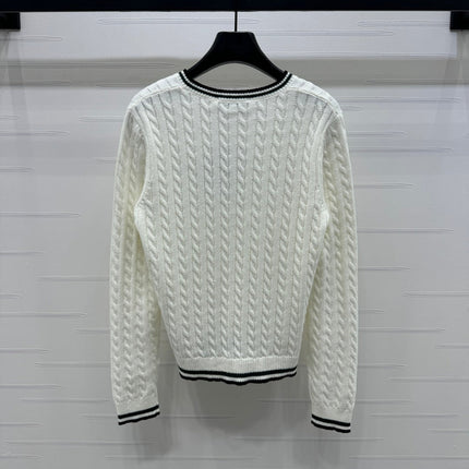 DIOR V-NECK PULLOVER SWEATER 274926