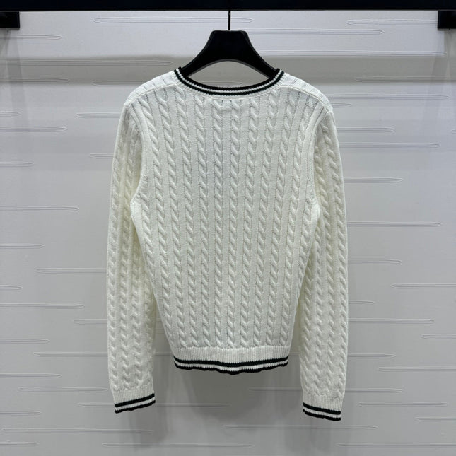 DIOR V-NECK PULLOVER SWEATER 274926