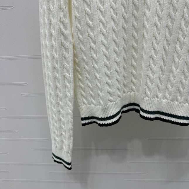 DIOR V-NECK PULLOVER SWEATER 274926