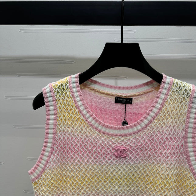 CHANEL SLEEVELESS KNIT VEST 274919