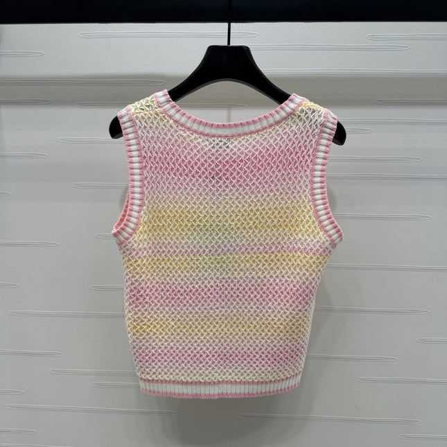 CHANEL SLEEVELESS KNIT VEST 274919