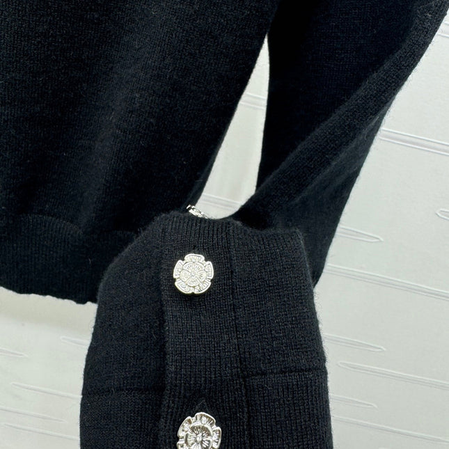 CHANEL KNIT CARDIGAN BLACK 274916