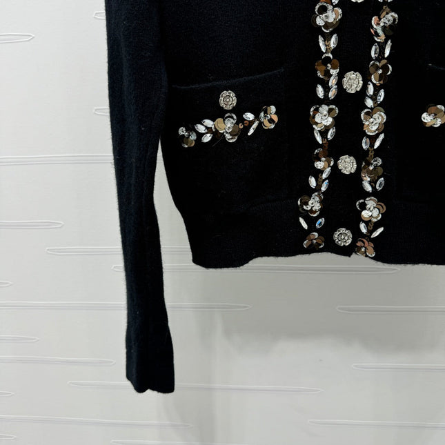 CHANEL KNIT CARDIGAN BLACK 274916