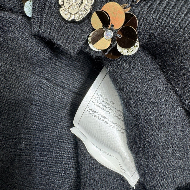 CHANEL KNIT CARDIGAN BLACK 274916