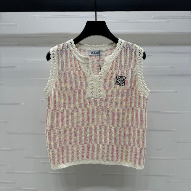 LOEWE SLEEVELESS KNIT VEST 274915