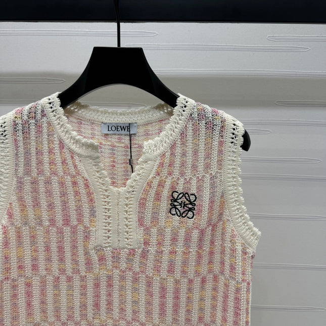 LOEWE SLEEVELESS KNIT VEST 274915