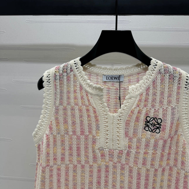 LOEWE SLEEVELESS KNIT VEST 274915