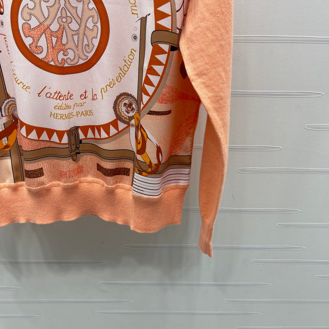 HERMES 25S LONG-SLEEVE CREW-NECK SWEATER 289