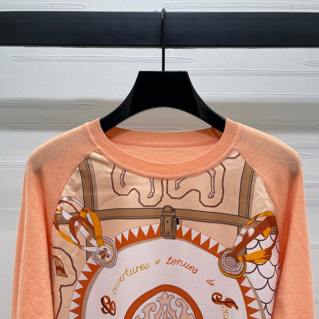 HERMES 25S LONG-SLEEVE CREW-NECK SWEATER 289