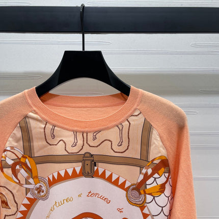 HERMES 25S LONG-SLEEVE CREW-NECK SWEATER 289