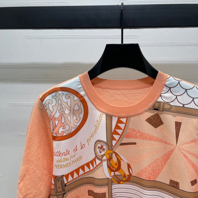 HERMES 25S SHORT-SLEEVE CREW-NECK T-SHIRT 290