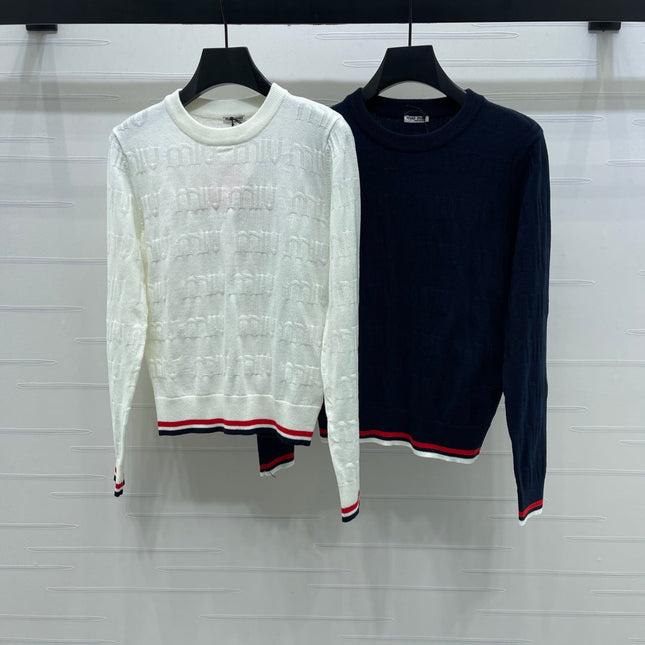 MIUMIU KNITTED SWEATER STYLE 466