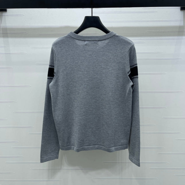 DIOR 25S LONG-SLEEVED KNIT SWEATER STYLE 036