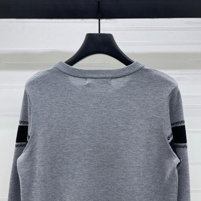 DIOR 25S LONG-SLEEVED KNIT SWEATER STYLE 036