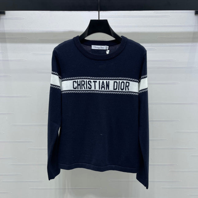 DIOR 25S LONG-SLEEVED KNIT SWEATER STYLE 035