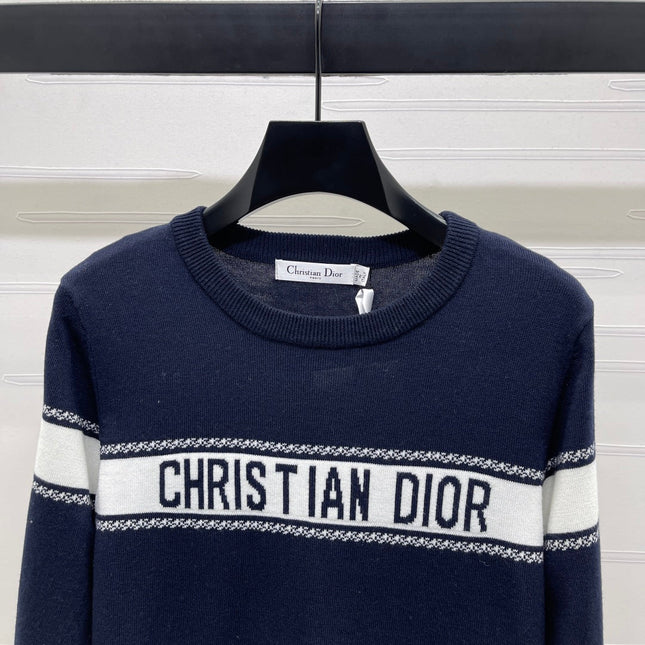 DIOR 25S LONG-SLEEVED KNIT SWEATER STYLE 035