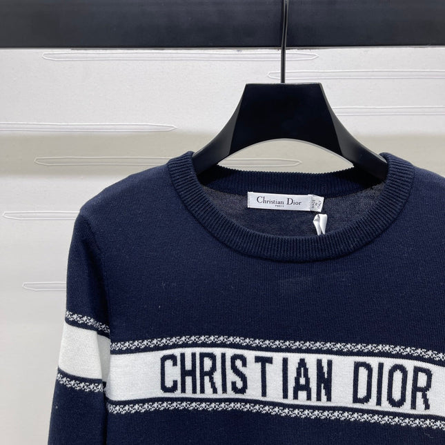 DIOR 25S LONG-SLEEVED KNIT SWEATER STYLE 035
