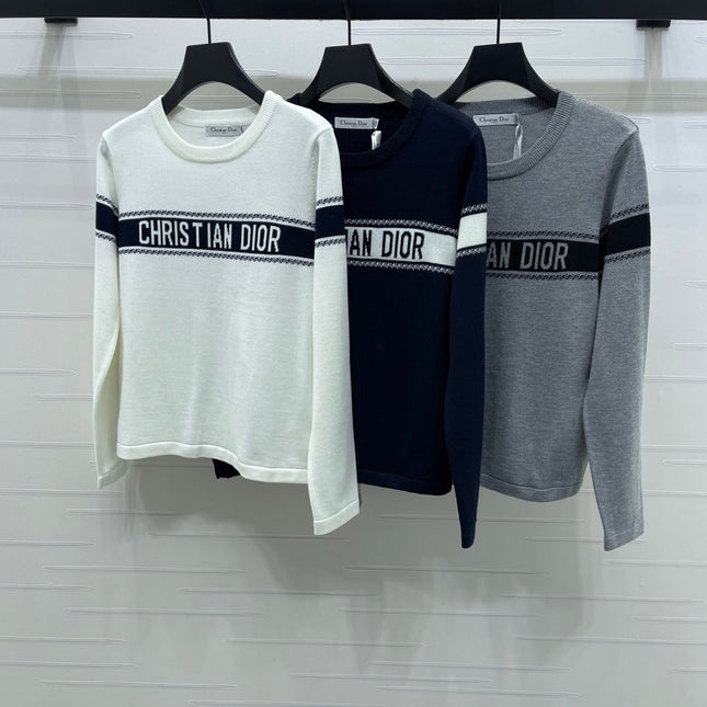 DIOR 25S LONG-SLEEVED KNIT SWEATER STYLE 034