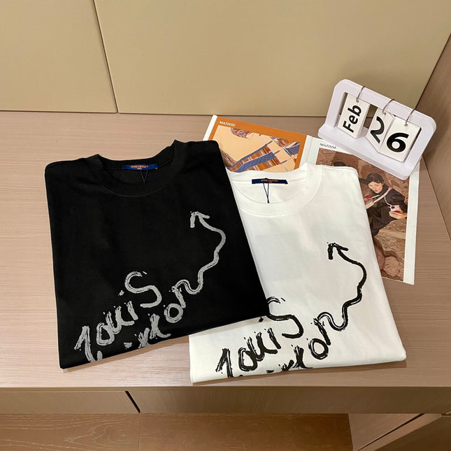 LV WHITE COTTON T-SHIRT 239588