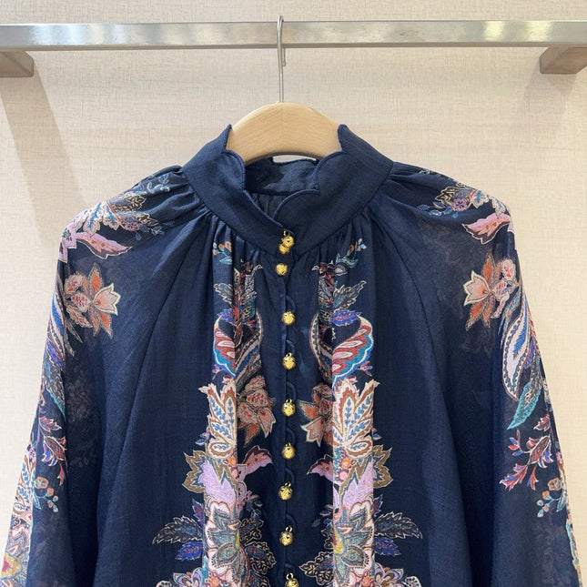 Zimmermann 25 Blouse Linen Silk 026