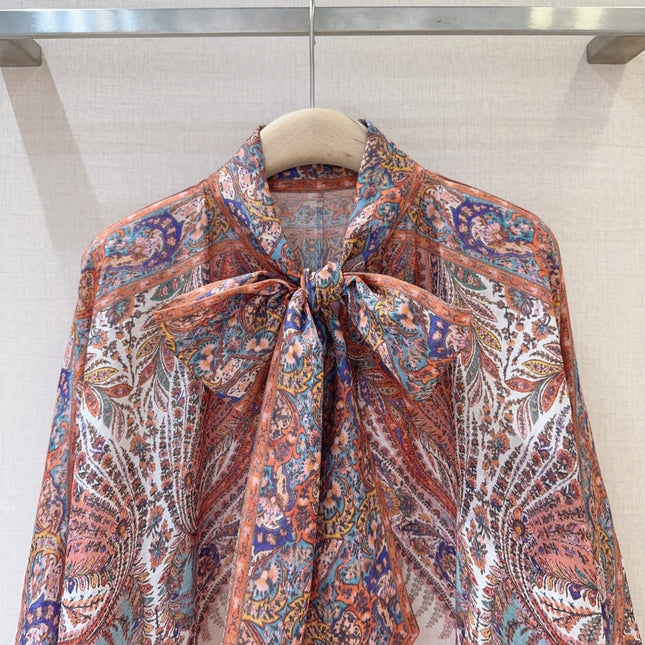 Zimmermann Blouse 25 Linen Silk 028