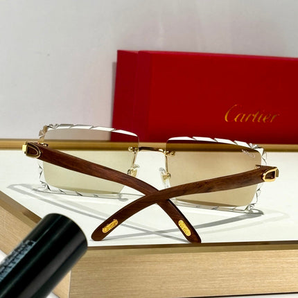 C DE PHOTOCHROMIC LENSES RECTANGULAR FRAME SUNGLASSES 556093 IN METAL