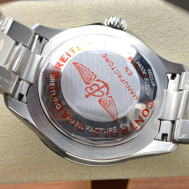 SUPEROCEAN AUTOMATIC 44 STEEL CASE NAVY BLUE CERAMIC BEZEL