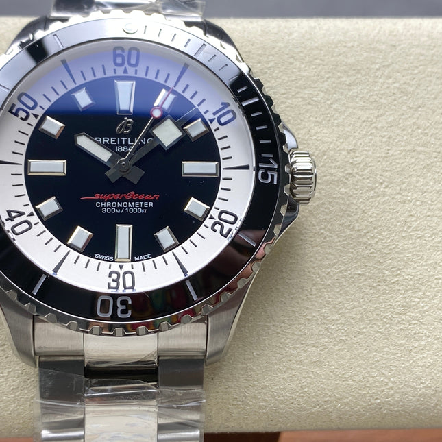 SUPEROCEAN AUTOMATIC 44 STEEL CASE BLACK CERAMIC BEZEL