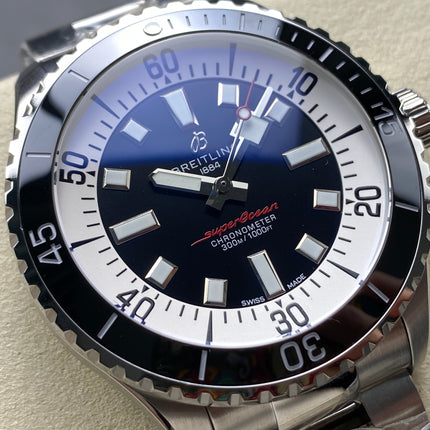 SUPEROCEAN AUTOMATIC 44 STEEL CASE BLACK CERAMIC BEZEL